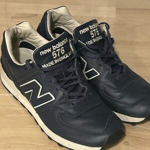 New Balance 576 Made In England Men's Navy Sneakers
